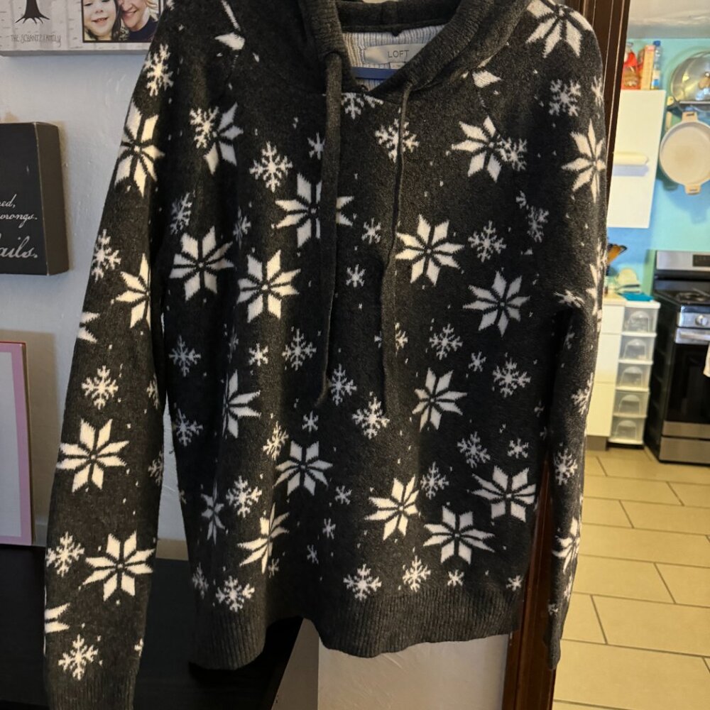 Loft Snowflake Sweater - Picture 2 of 4